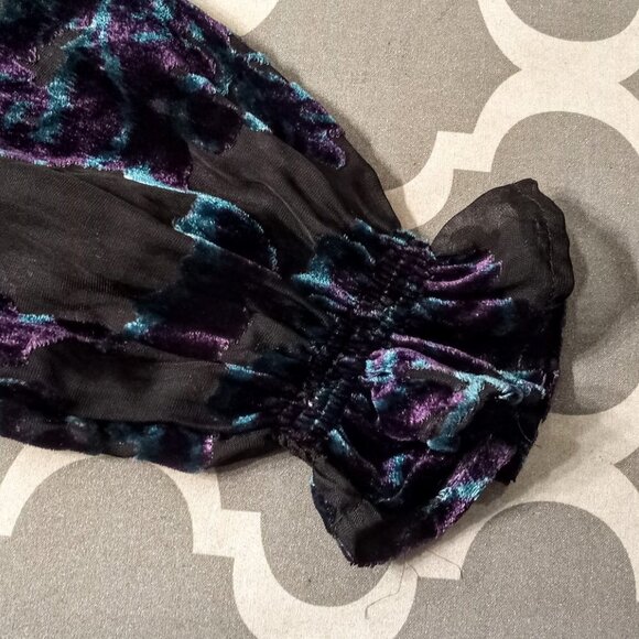 Adelyn Rae Velvet Burnout Romper - Picture 4 of 9